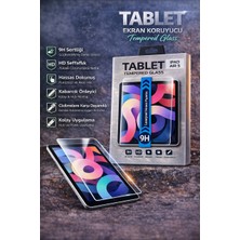Almanara Project Apple iPad Air 5 Uyumlu Tablet Ekran Koruyucu 9h Tempered Glass Hd Şeffaf Darbe Dayanıklı Cam