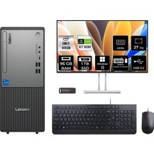 Lenovo Thinkcentre Neo 50T Gen 5 i7 14700 96GB RAM 1TB SSD 27" FHD Win11 Pro 12UD001UTRP1078 Masaüstü Bilgisayar + Per4 USB