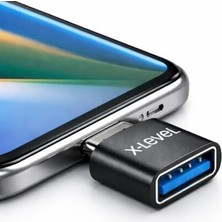 Mi-Ça Home Type-C Otg Adaptör USB Dönüştürücü, Telefon ve Tablet Için USB Bellek Mouse Klavye Bağlama Aparatı, Veri Aktarım Adaptörü, Disk Kamera Gamepad Mikrofon Bağlantı Otg Çevirici | Xotg 6716