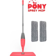 PremiumPort Pratik ve Temizle Kolay Sprey Mop ile Yedek Mop Seti