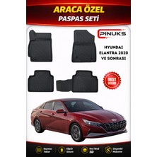 PINUKS Hyundaı Elentra 2021 Araca Özel Havuzlu  5d  Oto Paspas Seti Pro Seri