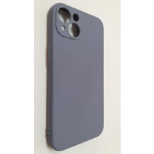 Mi-Ça Home 13 ile Uyumlu Kadife Astarlı Jean Blue Mat Silikon Kılıf – Kamera Korumalı, Şok Emici