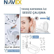 Mi-Ça Home Duroplast Slim Yavaş Kapanan Klozet Kapağı