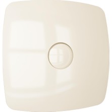 Ayas Havalandırma Ayas 1125 mm (12,5 Cm) Dekoratif Ön Panelli Banyo Fanı (Rıo Ivory 5c)