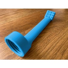 Mi-Ça Home Mizaku Taşınabilir Tuvalet Duşu Taharet Musluğu Portatif Bidet 1 Litre ve Üzeri Pet Şişeler Için (Mavi)