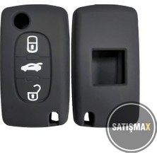 Satışmax Peugeot Citroen 3 Tuşlu Kumanda Kılıfı