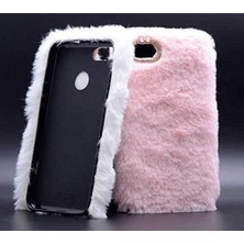 Mi-Ça Home P9 Lite Mini Uyumlu Tüylü Peluslu Silikon Kılıf