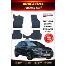 PINUKS Cupra Leon (Otomatik) 2024  Araca Özel Havuzlu  5d  Oto Paspas Seti Pro Seri