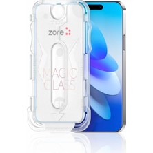 Mi-Ça Home 15 Pro Ile Uyumlu Kolay Uygulama Aparatlı 5d Glass Cam Ekran Koruyucu