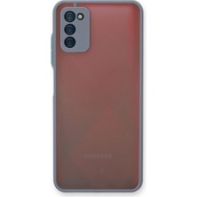 İlk El Grup Samsung Galaxy A03S Kılıf Montreal Silikon Kapak - Gri