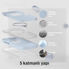 Mi-Ça Home Bix 13 Pro Silikon Kılıf Magsafe Uyumlu Güçlü Koruma Darbe Emici Nane Yeşili