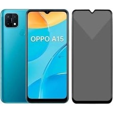 Mi-Ça Home Oppo A15, A15S Ile Uyumlu Tam Kaplayan Hayalet Mat Seramik Parmak Izi Yapmaz Ekran Koruyucu