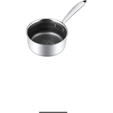 Mehtap Profesyonel Hibrit Paslanmaz Çelik Kaçerola 3x Seramik Kaplama 16 cm