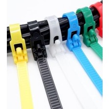 Mi-Ça Home 30 Parça Plastik Kablo Kelepçe Seti Kablo Düzenleyici Bağlama Bantları