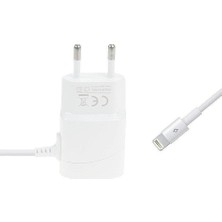 Mi-Ça Home Taks Sabit Kablolu 5W 1A Şarj Aleti Lightning ile Uyumlu 1.3m Kablo -2SCT2001B