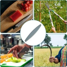 Mi-Ça Home Tırpan Bileme Taşı 225 mm Oval, Tırpan, Bıçak, Çim Biçme Makinesi ve Balta Için Dayanıklı, Uzun Ömürlü, Hassas Bileme Sağlayan Profesyonel Bileme Taşı.