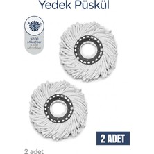 PremiumPort 2 Adet Storm Mafsallı Mop Yedek Bezi TP-855, Temizlik Için Idealdir