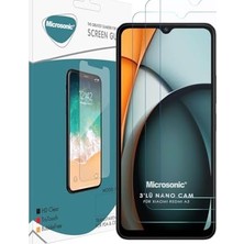 Mi-Ça Home A3 Screen Protector Glass Cam Ekran Koruyucu (3`lü Paket) [ A3 ile Uyumlu Ekran Koruyucu - Şeffaf]