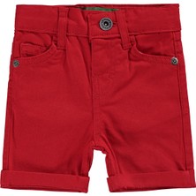 Tommiks Kids Gabardin 6-24 Ay Şort - Kırmızı