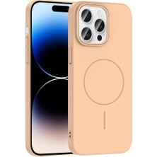 Mi-Ça Home 14 Pro Max Için ile Uyumlu Kılıf Lansman Sert Silikon Ruby Kapak Desert Titanyum