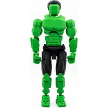 Nbshop Hulk DUMMY13 Aksiyon Figür Robot - Tüm Eklemleri Hareketli - 20CM - Yeşil