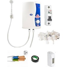 Feyza Design Elektrikli Şohben Tam Takım Seti, 8 mt Kablolu, Pratik ve Güvenilir Kullanım