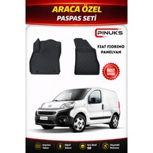 PINUKS Fıat Fiorino Panelvan 2009 Araca Özel Havuzlu  5d  Oto Paspas Seti Pro Seri