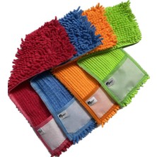 PremiumPort Yumuşak Mikrofiber Mop, 50 cm Genişliğinde, Kolay Temizlik Sağlar