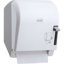 PremiumPort K 8 Levercut Rulo Kağıt Havlu Dispenseri Beyaz, Pratik ve Şık Tasarım