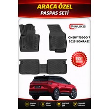 PINUKS Chery Tıggo 7 2025 Araca Özel Havuzlu  5d  Oto Paspas Seti Pro Seri