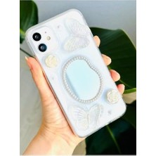 Mi-Ça Home 11 ile Uyumlu 3D Oyuncak Aynalı Kelebek Tasarımlı Yumuşak Silikon Kılıf