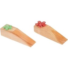 Mi-Ça Home Ahşap Kapı Stoperi Kapı Tutucu Kapı Stoper 2'li Set