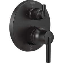 Mi-Ça Home T24859-BL Monitör 14 Serisi Valf 3 Ayarlı Entegre Duş Perdesi, Yönlendiricili Mat Siyah