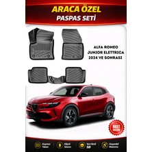 PINUKS Alfa Romeo Junior Elettrica 2025 Sonrası Araca Özel Havuzlu  5d  Oto Paspas Seti Pro Seri