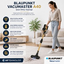 Blaupunkt Vacumaster 25.9 V Dikey Şarjlı Süpürge + Blaupunkt Akıllı  Beyaz Baskül Hediye