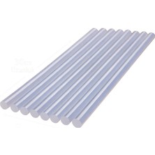 Mi-Ça Home Mikro Silikon Yapıştırıcı Çubukları, Şeffaf, 6 mm x 30 Cm, Hobi ve El Sanatları Için, Hızlı Kuruyan, Dayanıklı, 10 Adet