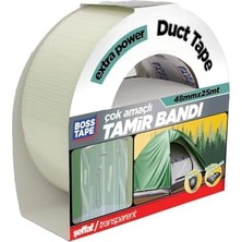 Mi-Ça Home Seffaf Duct Onarim Bandi, 48 mm x 25 M, Seffaf