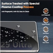 Mi-Ça Home - Galaxy S25 Ultra Ekran Koruyucu Hayalet Cam Aktif Parmak Izi Okuyuculu Parlak Premium Gurved