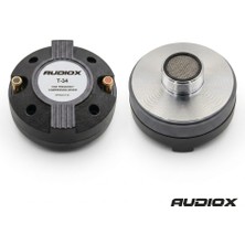 AUDIOX T-34 34 mm Titanyum Tweeter Driver Tiz Hoparlör 8 Ohm 80 Watt