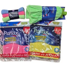 PremiumPort Pratik ve Dayanıklı 4'lü Temizlik Bezi Seti, Hijyenik Kullanım Için Ideal