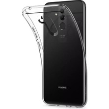 Mi-Ça Home ile Uyumlu Şeffaf Clear Silikon Yüksek Kalite Darbeye Dayanıklı Şık Telefon Kılıfı (Mate 20 Lite)
