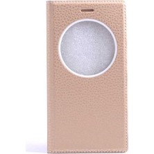 Mi-Ça Home Asus Zenfone 3 ZE552KL ile Uyumlu Kapaklı Iç Kısım Silikonpencereli Koruma Kılıf,