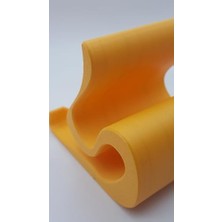 Mi-Ça Home Fandora Dekoratif Dalgalı Telefon ve Tablet Standı - 11 Inç Uyumlu Masaüstü Tutucu -, Ipad, Için Üniversal Hafif Ofis Aksesuarı - Modern ve Şık Kıvrımlı Tasarım Telefon Dayama Aparatı