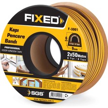 Uravas Store Kapı Pencere Bandı (Kahverengi) 2*50 mt