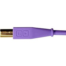 Mi-Ça Home Dj Techtools Chroma Usb-A To B - 1.5mt | Straight Purple