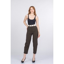 MissVina Alviera Paraşüt Kumaş Bilek Boy Pantolon