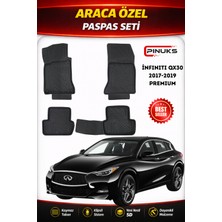 PINUKS Infınıtı QX30 2017  Araca Özel Havuzlu  5d  Oto Paspas Seti Pro Seri