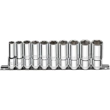 Mi-Ça Home 10 Parça 3/8” 6 Köşe Derin Lokma Anahtar Takımı