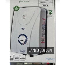 Feyza Design Pratik ve Kullanışlı Elektrikli Şofben, Hızlı Isıtma Özelliğiyle Rahat Kullanım