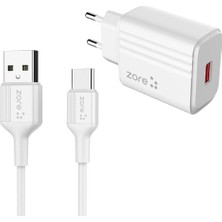 Mi-Ça Home Play Serisi Pl1 Type-C 2in1 Seyahat Şarj Aleti 12W Beyaz